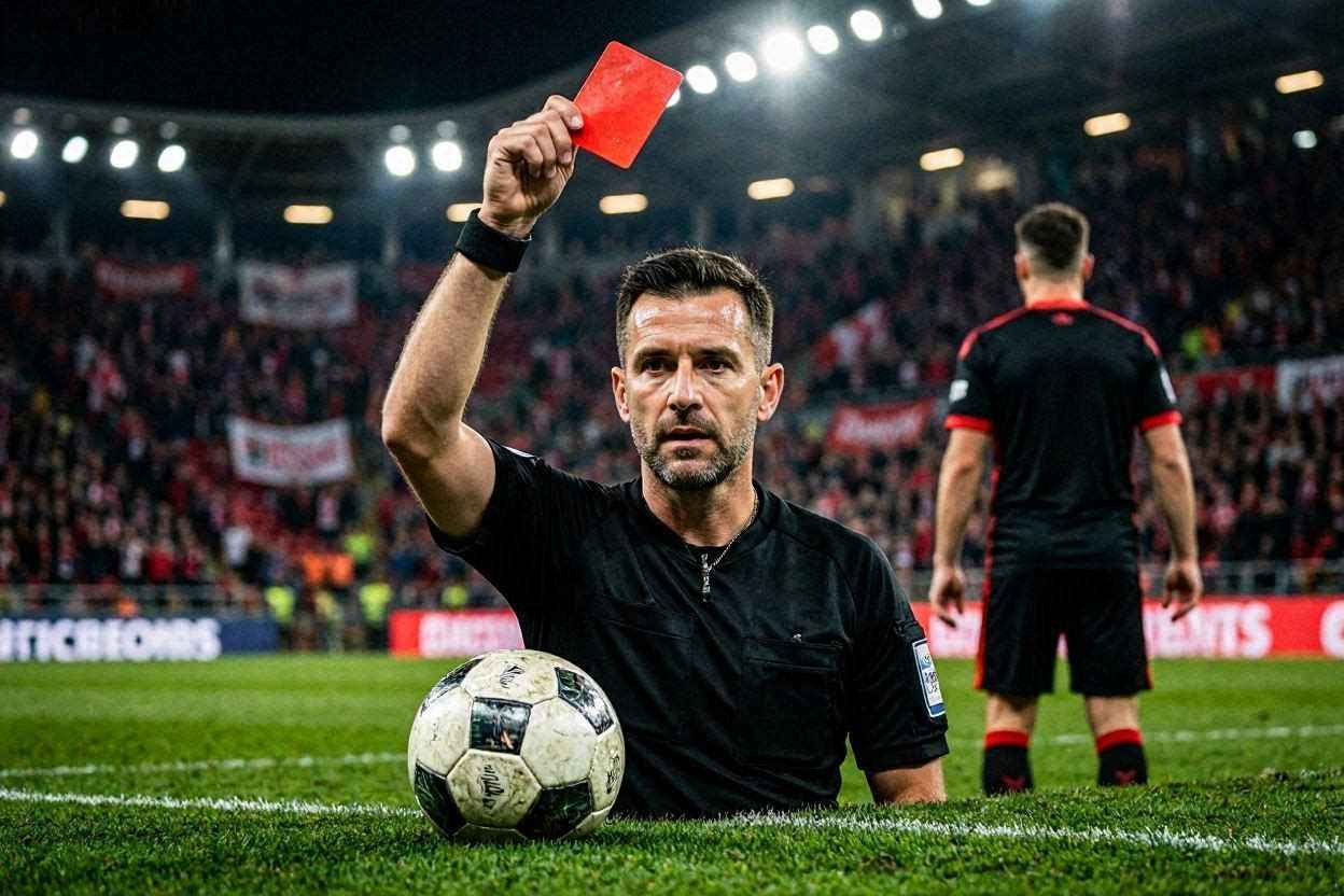 من هو أكثر لاعب حصل على بطاقات حمراء في تاريخ كرة القدم؟ (رقم قياسي مذهل)